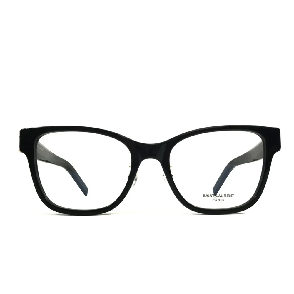 Saint Laurent Eyeglasses Frames SL M158/F 001 Shiny Black Cat Eye 54-19-145